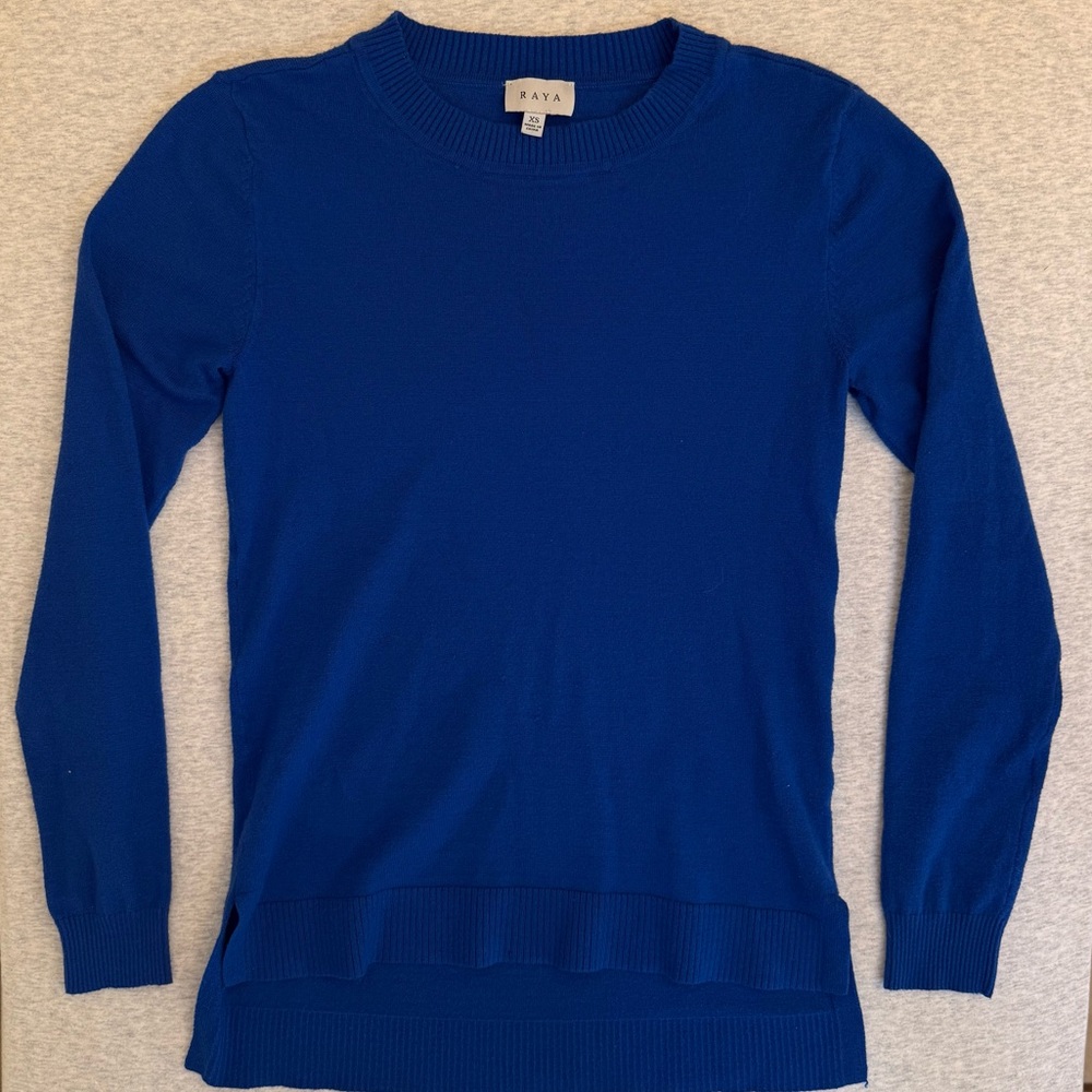 Raya Vibrant Blue Crew Neck Top